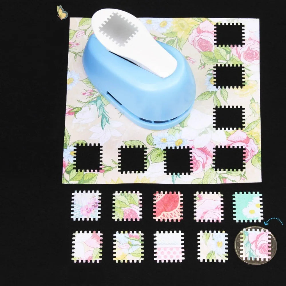 DIY Crafts Stamp Border Punch Handmade Labor-saving Stamp Embossing Machine Portable Embosser Stamp Toothed Puncher