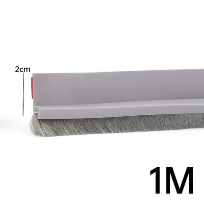 Door Sealing Strip Self-adhesive Door Bottom Gap Filling Sealing Strips Insect Proof Brush Strip Windproof Soundproof Door Tape
