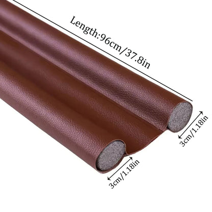 Windproof Seal Strip Draught Excluder Stopper Door Bottom Guard Double Protector Doorstop Dust-proof Blocker Sealer Soundproof