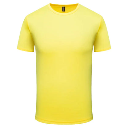 Summer Quick-drying T-shirt Custom Logo Breathable Sports Top Embroidery Personalized Logo Team Activity T-shirt Print Pattern