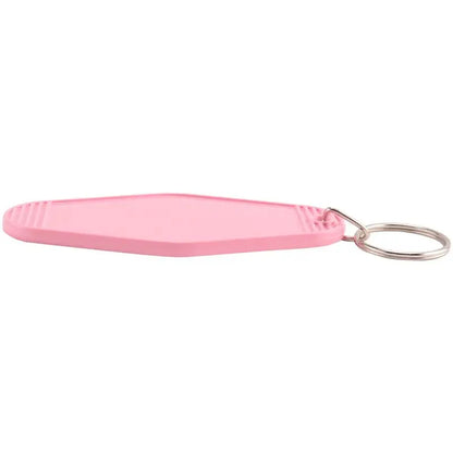 A84E-24 Pcs Vintage Motel Keychain DIY Blank Hotel Keychains Heat Transfer Blank Keychains Bulk Sublimation