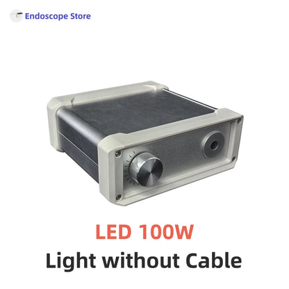 MINI Portable LED 50W 100W Endoscope Optics Microscope Laparoscopy Cystoscopy Light Source and Cable Pets Vet ENT Adjustable