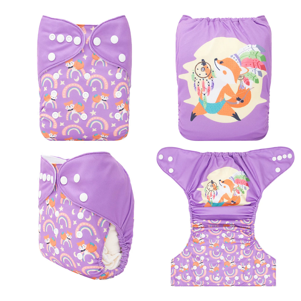 U Pick ALVABABY Digital Position Cloth Diapers Baby Reusable Modern Cloth Nappy for Baby with 1pc Microfiber Insert