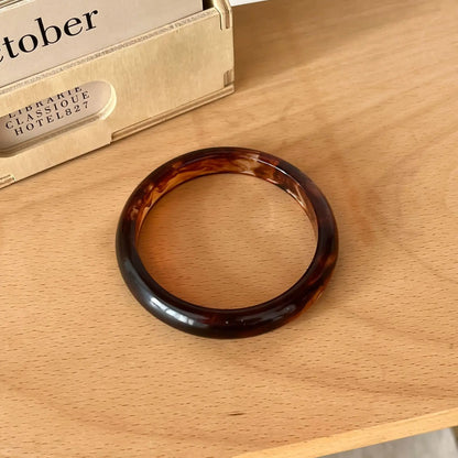 Smudged Resin Fine Bracelets for Women Vintage Acrylic Korean Fashion Jewelry Elegant Easy Match Simple Pulseras