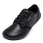 HOBIBEAR Unisex Wide Barefoot Shoes Women Men Zero Drop Minimalist Sneakers Artificial Leather Trail Walking Shoes