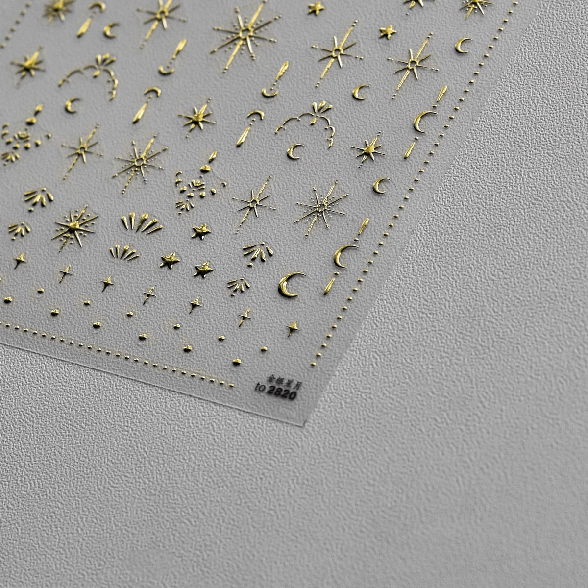 Bronzing Nails Sticker Ice Transparent Star Back Adhesive Nail Art Stickers Cool Five-pointed Star Manicure Decoration 3D Decals