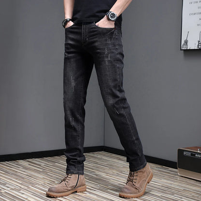 2026 Men's Slim Casual Street Classic Skinny Jeans Pencil Jeans Trendyy Stretch Style Comfortable Casual Fashion Versatile