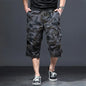 MRMT 2026 Brand Mens Capri Pants with Multiple Pockets Cargo Pants Casual Middle-aged Men Shorts Pant for Male Man Cropped Pants