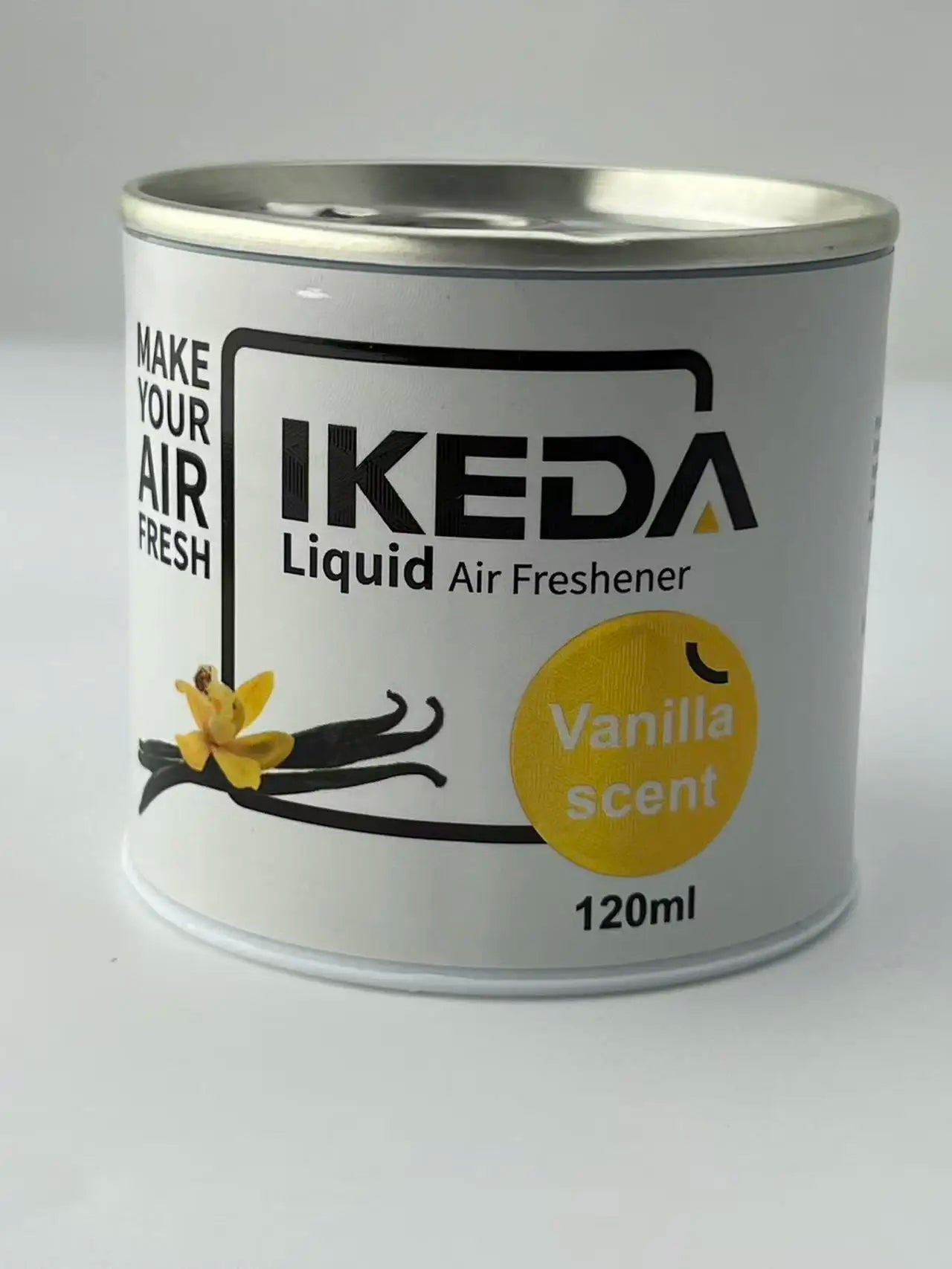 IKEDA 120g Pineapple Air Freshener Liquid, Long Lasting Car Fragrance, Home Office Deodorizer, Eliminates Cigarette Pet Kitchen