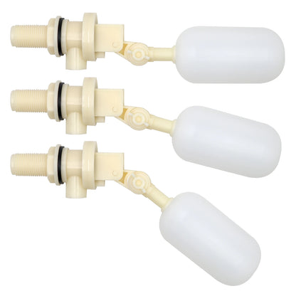 3Pcs Water Tank Float Valve 1/2" for Automatic Water Bowl Horse Cattle Goat Sheep Pig Dog Water Trough Farm Supplies