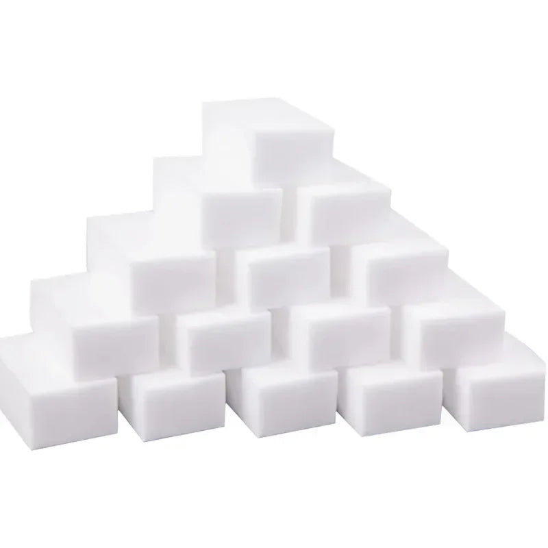50/100Pcs Melamine Sponge Magic Sponge Eraser Hot-selling Melamine Nano Clean Sponges Auto Cleanings Tools Accessories 10x7x3cm