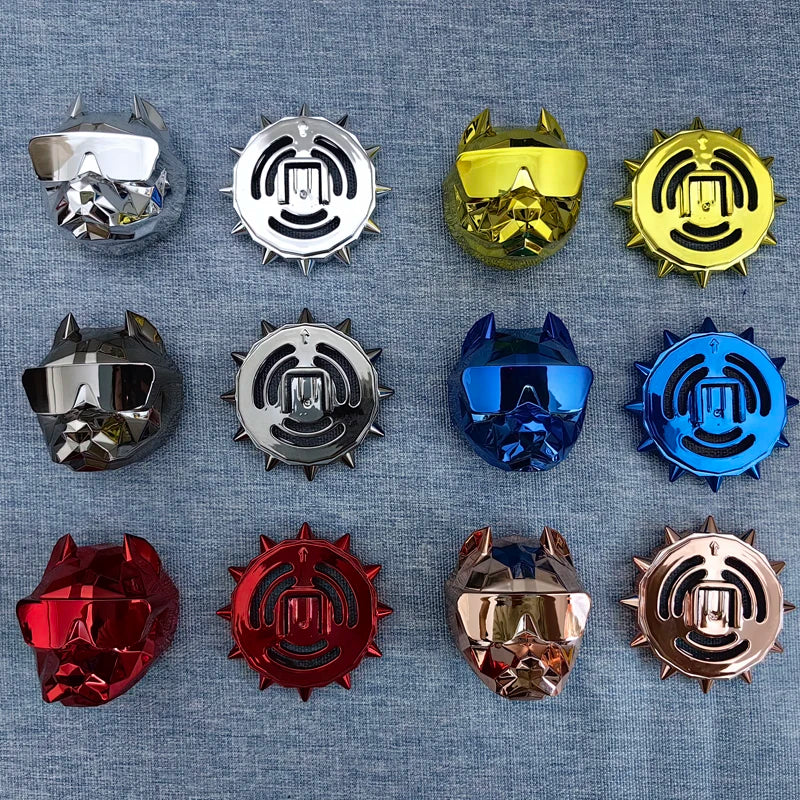 NO PERFUME Bulldog Air Freshener Car Perfume Car Decoration Auto Geur Clip Bulldog Fragrance Scent Parfum Voiture Car Diffuser