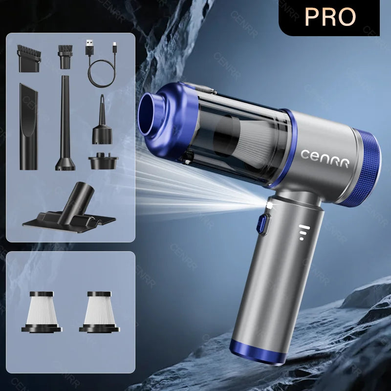 CENRR New Portable Car Vacuum Cleaner Mini 998000PA Cordless Powerful for Home Handheld Blower Car Cleaner Car Vacuum Cleaner