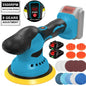 5500RPM Cordless Polisher 8 Gears Rechargeable Car Polishing Machine Electric Rotary Tool For Makita 18V Battery