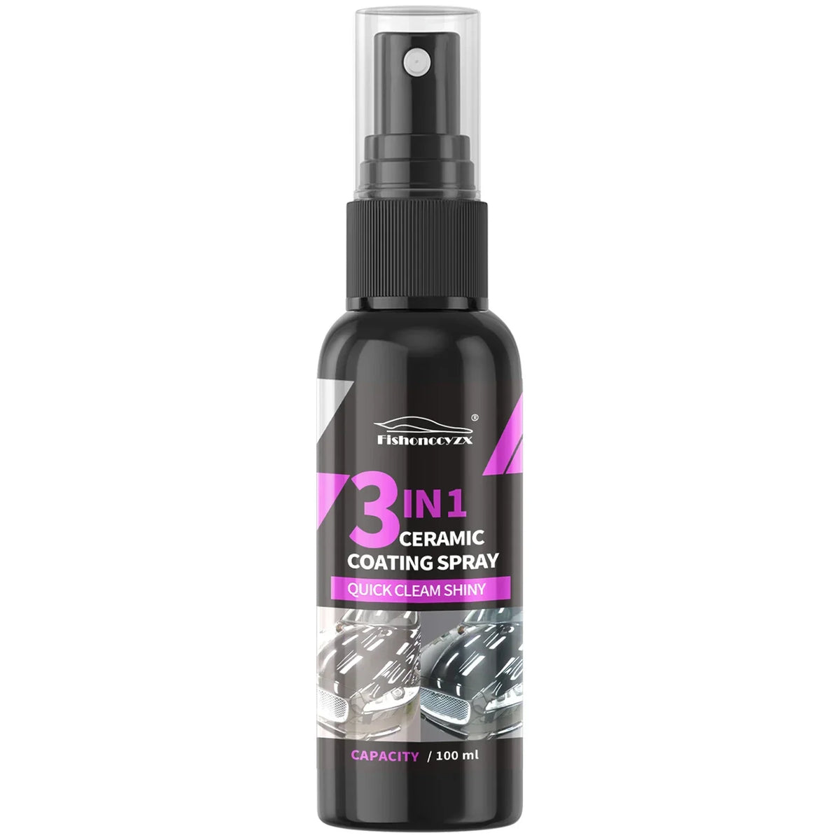 3 in 1 Car Ceramic Liquid Coating Spray Nano Crystal Hydrophobic Layer Polishing Agent High Gloss Paint Protection Wax Car Care