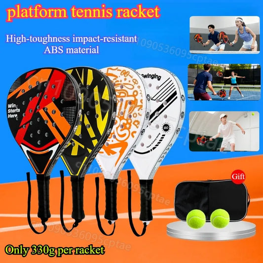 ABS Durable Anti-Vibration Plastic Grip Padel Tennis Racket, Bud get-Friendly for Beginners & Intermediates beach tennis beach