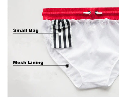 Beach Swimming Shorts For Men Board Short Pants Man Swimwear Swim Trunks Bermuda Surf SwimsuitDesmiit Gym Sport Wear Zwembroek