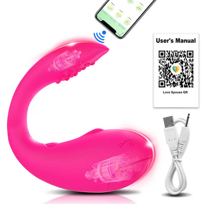 Wireless Bluetooth APP Vibrator Egg for Women Clit Clitoris Stimulator Wearable G Spot Vibrating Female Love Egg Adult Sex Toys