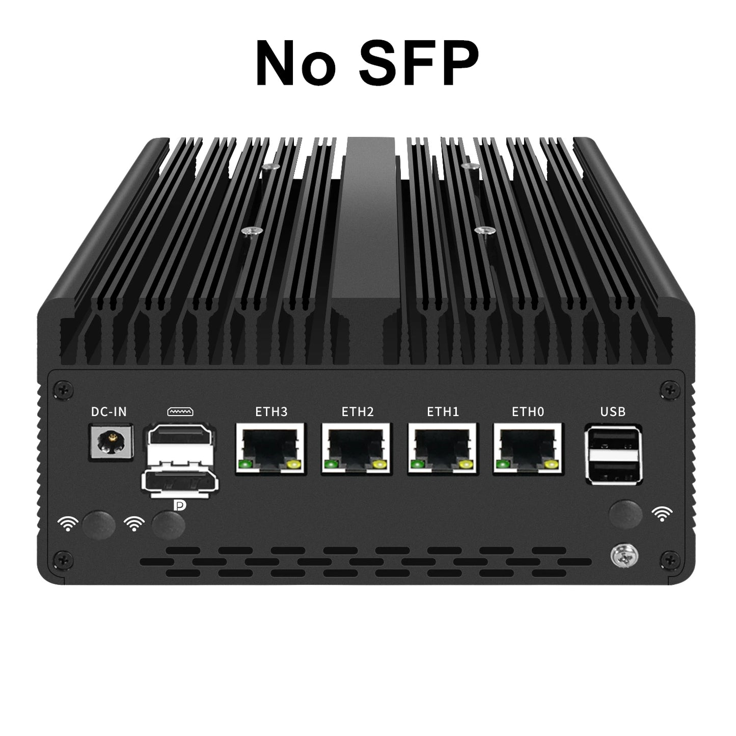 New Solid Firewall Appliance 12th Gen Intel Pentium Gold 8505 10G/1G SFP 4*2.5G RJ45 LAN 2*DDR5 NVMe Mini PC Proxmox ESXi Server
