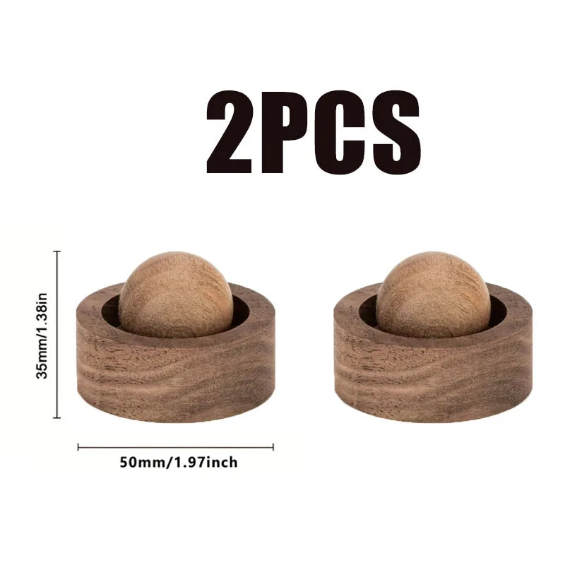 Car & Home Essential Oil Diffuser - Made of Wood Mini Cute Natural Fragrance Diffuser Suitable for Bedroom Living Room Bathroom
