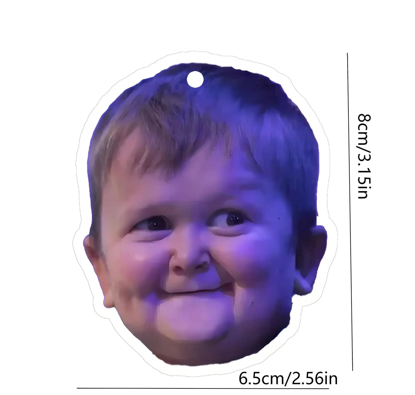 1pc Russian Boy Hasbulla Fun Car Aromatherapy Perfume Air Freshener Mirror Interior Accessories Pendant