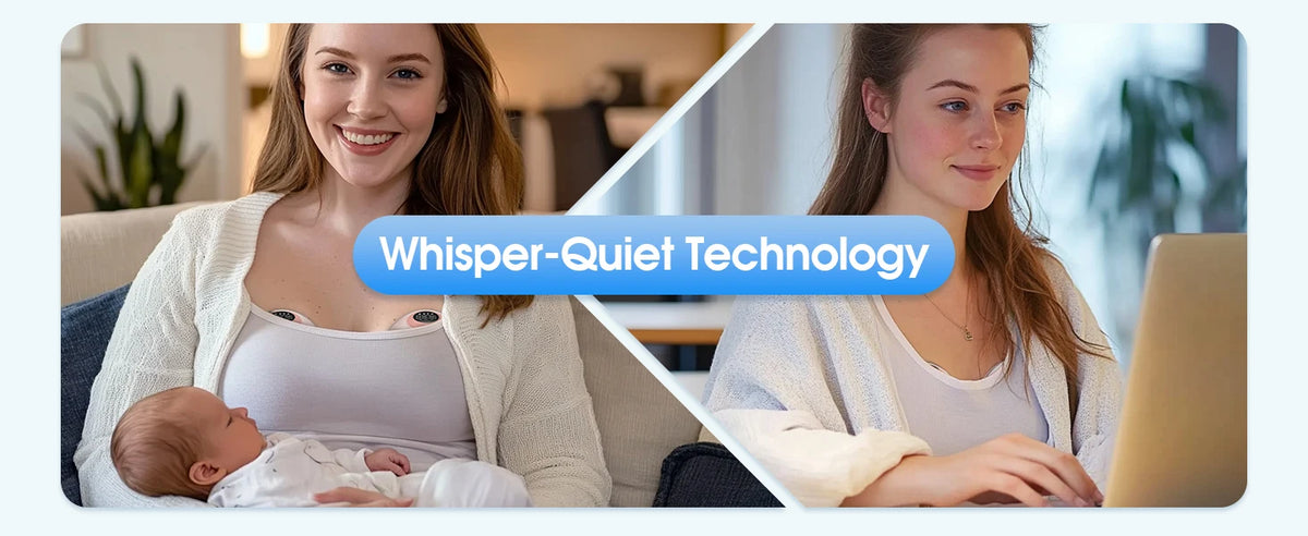 Hands-Free Wearable Breast Pump – Electric, BPA-Free, with Heating & UV Sterilizer | Wireless Upgrade Option