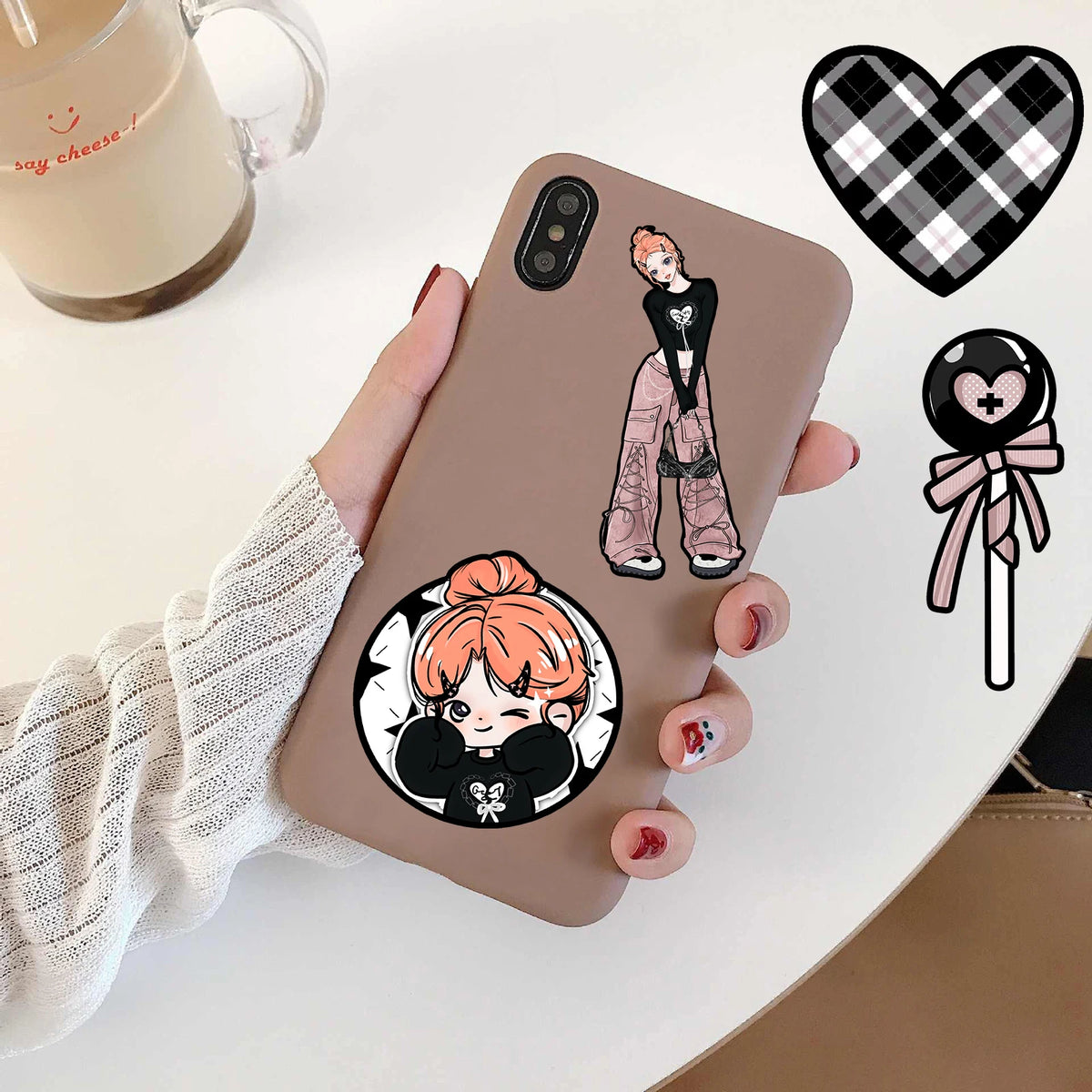 8PCS Digital Circus Collage Nostalgia Aesthetic Motorcycle Laptop Stationery Scrapbook Phone Retro Supplies Graffiti Stickers