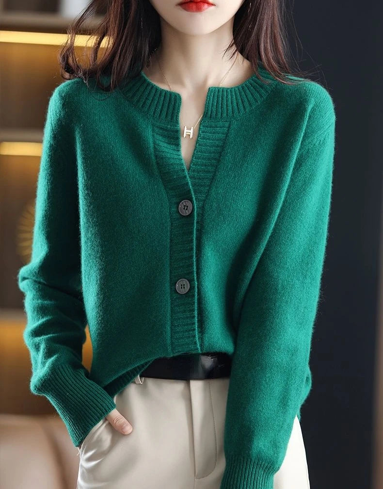 Cardigans Woman Knitted Winter 2025 Trend Fashion Tops Cardigan For Women Sweater Vintage High Quality Sweaters Korean Style