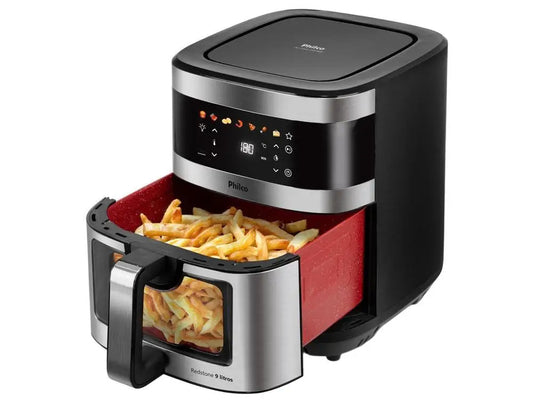 Air Fryer Philco PAF90C Black and Inox Digital 9L 53802087 - 220V