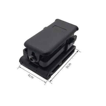 Tactical Adjustable Universal Fast Mag Pouch Single Modular Polymer Universal 9mm.40.45 Magazine Pouch