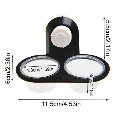 Reptile Tank Accessories Insect Spider Ants Nest Snake Gecko Food Water Feeding Bowl Terrarium Breeding Feeders Box Pets Supplie