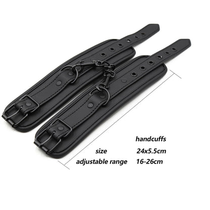 Thierry Adjustable Soft  Wrist Ankle Cuffs Handcuffs Bondage Restraints Adult Games BDSM Sex Toys Exotic Accessories