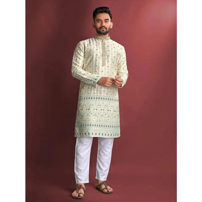 Mens Kurtta Abaya Thobe Arabic Longline Muslim Henley Kaftan Banded Plain Gown Shirts Men's Muslim Kaftan 2026 National style