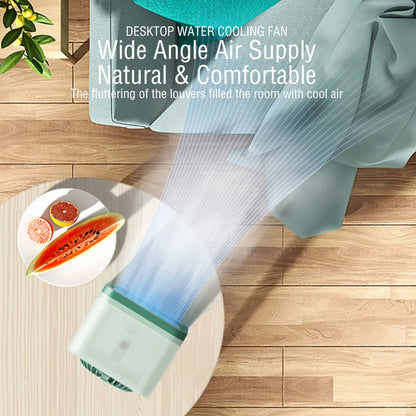 New Portable USB Chargeable Mini 3 Gear Air Conditioner Cooler Fan Air Conditioner Air Cooling Fan Office Desktop Fan