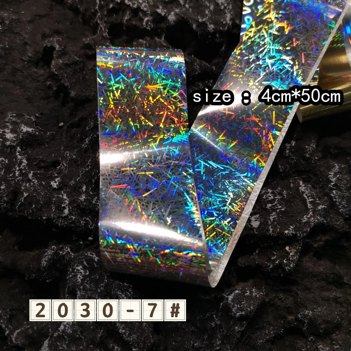 50/100cm Fish Scale Chameleon Nails Metal Nail Art Foil Fish Lure Transfer Decals Wraps Stickers Laser Manicure Decorations