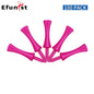 Plastic Golf Tee Pack 50/100 Pcs Step Down Golf Tees Colorful For All Over Sized Driver Irons Hybrids Longer Distance Drop Ship