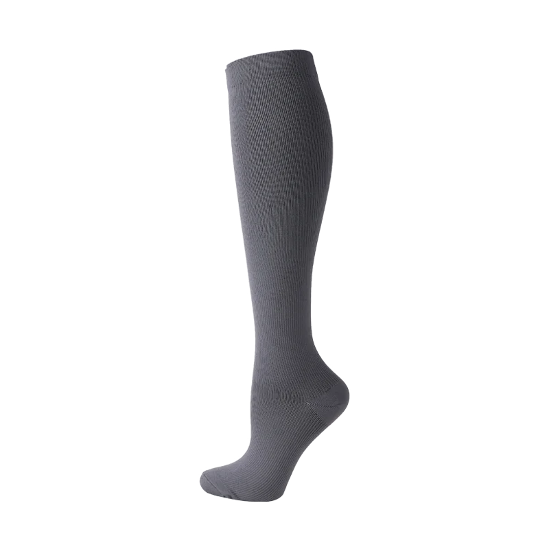 19 Styles Compression Stocking Blood Circulation Promotion Slimming Compression Socks Anti-Fatigue Comfortable Solid Color Socks