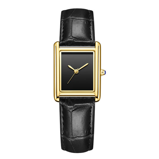 New Elegant Watches for Women and Men Fashion Leather Strap Waterproof Quartz Wristwatches Couple's Watches Gifts Drop Shipping