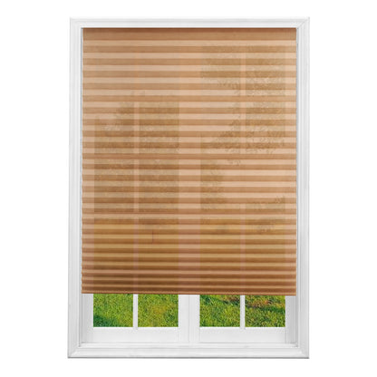 No Drill Blinds Stick on Curtains Blinds for Bedroom Kitchen Bathroom Windows Light Filtering Privacy Protection with Clips