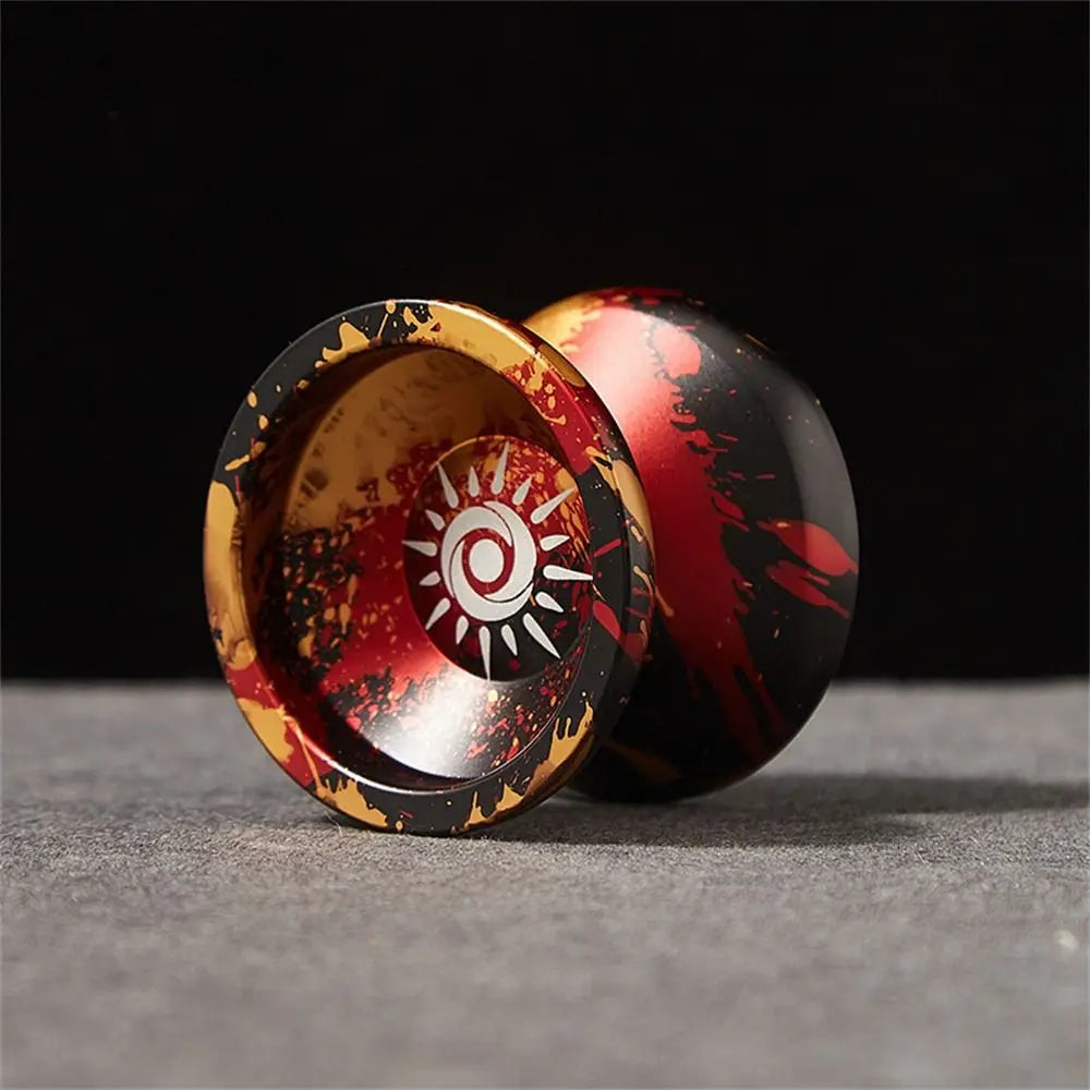 Fashion 10 Ball Bearing Metal Yoyo High Speed Unresponsive Yo Yo Toys Professional Alloy Aluminum Yoyo Ball 1A/3/5A