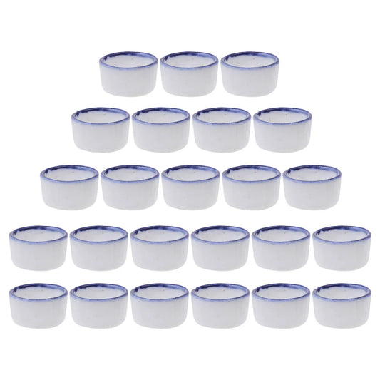 24 Pcs Reptile Water Dish Terrarium Bowl Mini Food Crawler Feeding Sink Lizard Pet Water Bowl Drinking Container Pet Drink Bowls