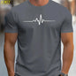 Fashion Summer 3D Stripe Letter Print Men's T Shirt Hip Hop Trend Harajuku Streetwear Casual O-neck Oversized T-shirts Men Tops