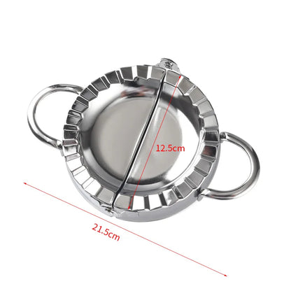 9.5/12.5/15.8cm Eco-Friendly Stainless Steel Dumplings Tool Dumpling Mold Household Manual Press Kitchen Baking Accessories