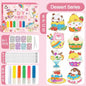 DIY Crystal Gel Painting Kit Craft Handmade Toy Children Graffiti Coloring Gift Fairy Tale & Animal Themes Educational Art Kits