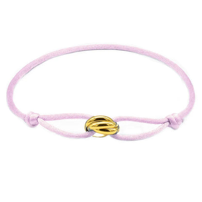 Zalman Wholesale GDS888 Luxury Unisex Bracelet 3 Metal Buckle Hand Chain Adjustable Men's Rope Bracelet for Women Jewelry Gifts