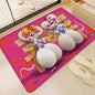 Popular Character D-Diddl Cut Bathroom Mat Non-Slip Laundry Room Mat Laundry Decor Balcony Child Living Room Toilet Rug