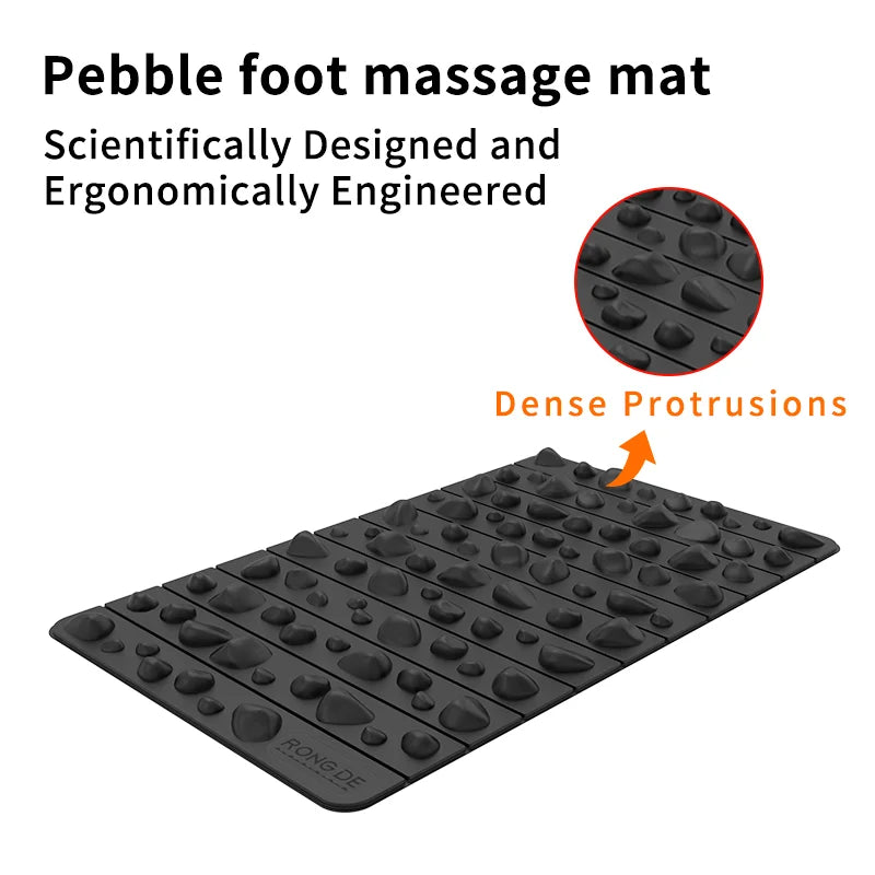 Durable Reflexology Foot Massage Pad Toe Pressure Blood Circulation Plate Mat For Massager Foot Health Massage Tool