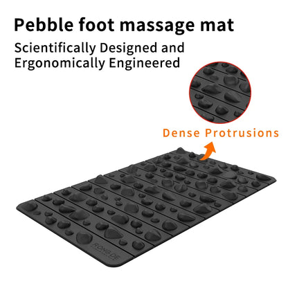 Durable Reflexology Foot Massage Pad Toe Pressure Blood Circulation Plate Mat For Massager Foot Health Massage Tool