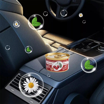 Car Flavoring Car Air Fresheners Perfume Canned Wood Blocks Coffee Flavor Long-Lasting Auto Aromatherapy Car Deodorant Supplies