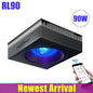 PopBloom WiFi Aquarium LED Light RL90/RL115, Professional Reef Aquarium Lamp Full Spectrum for Reef Coral SPS/LPS Fish Tank